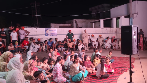 Satluj-Movie-Screening-In-Villag